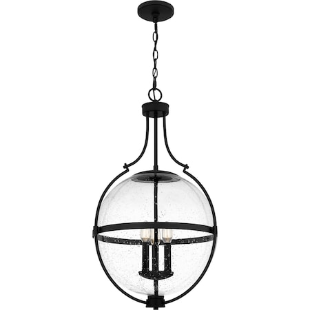 Quoizel Pendant Pendant 3 Lights Matte Black QP6169MBK